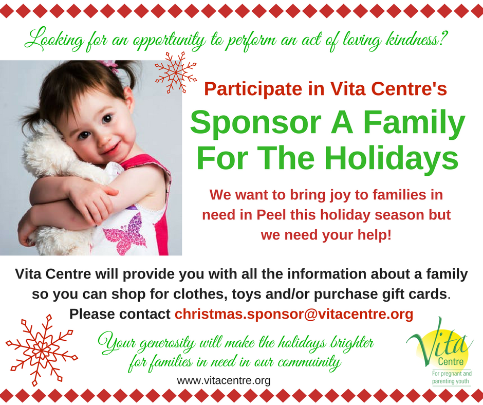 Holiday Sponsor a Family Vita Centre